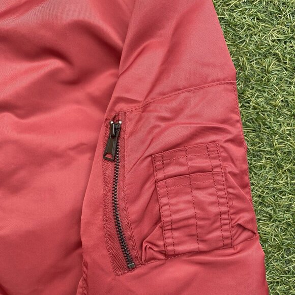 Military Industries By Unsocial Mens Bomber Jacket‎ Black XL Full Zip Nylon - Picture 11 of 11